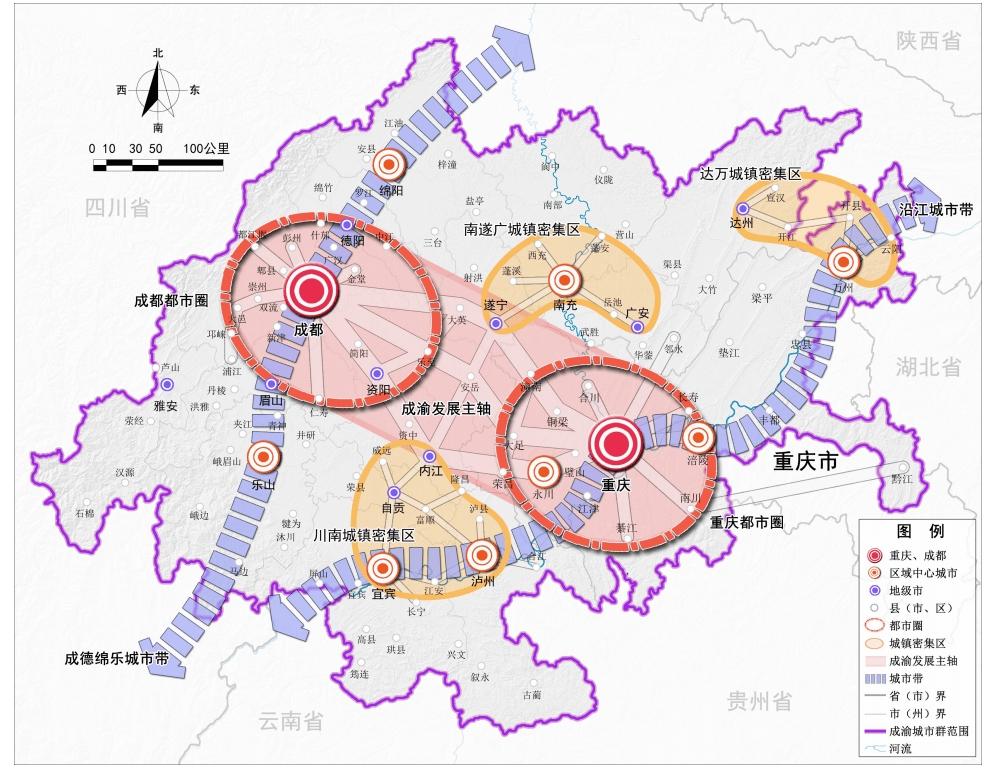 “十四五”全国画了19个圈，每个圈为一个城市群，共分为“三档”-图片4
