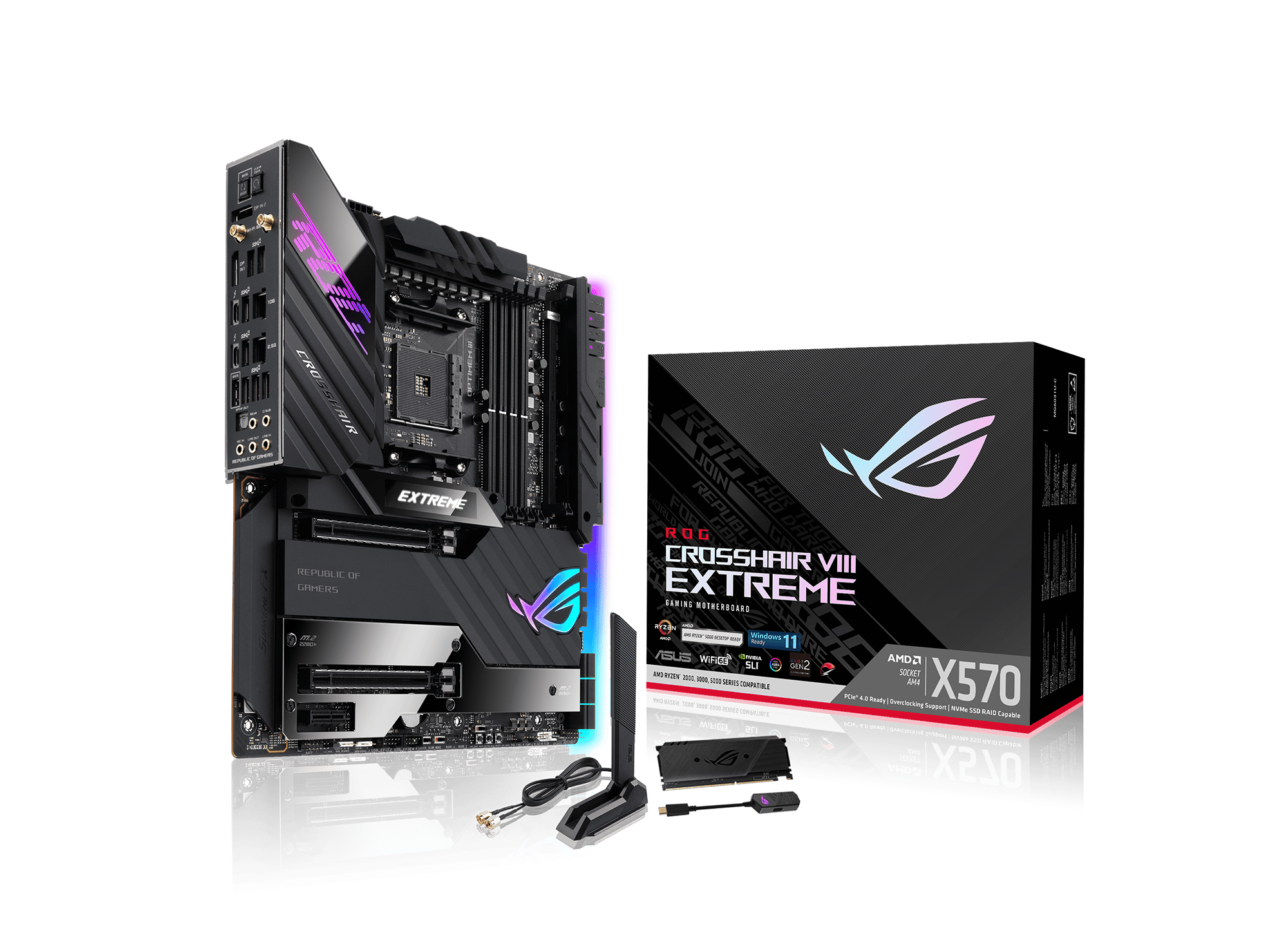 【华硕ROG CROSSHAIR VIII EXTREME】价格_参数_高清图片插图 【华硕ROG CROSSHAIR VIII EXTREME】价格_参数_高清图片-图片1