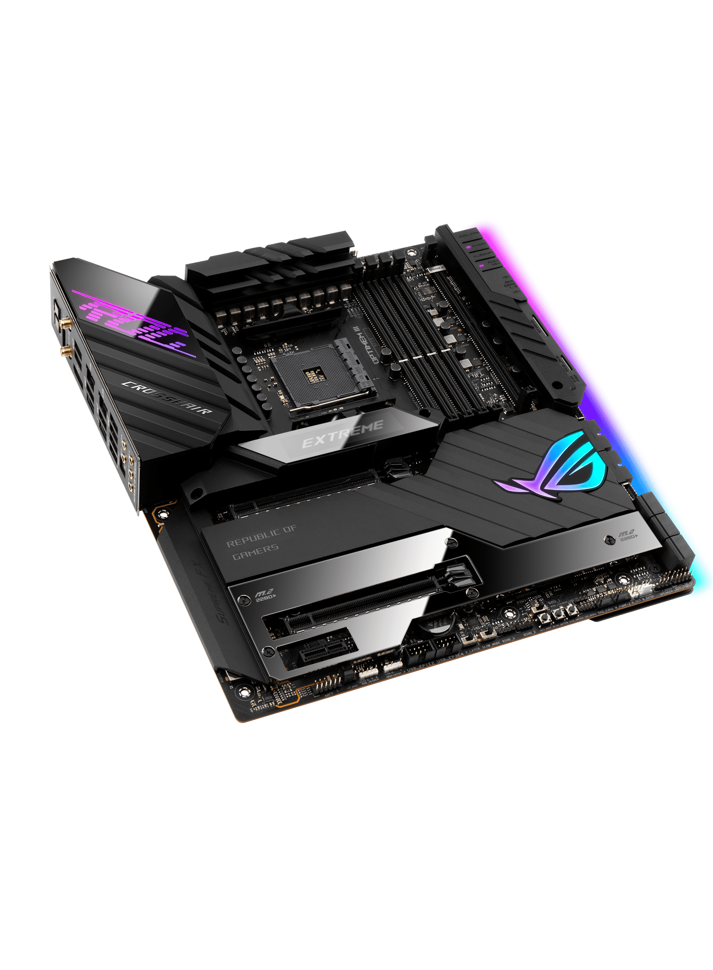 【华硕ROG CROSSHAIR VIII EXTREME】价格_参数_高清图片插图4 【华硕ROG CROSSHAIR VIII EXTREME】价格_参数_高清图片插图4