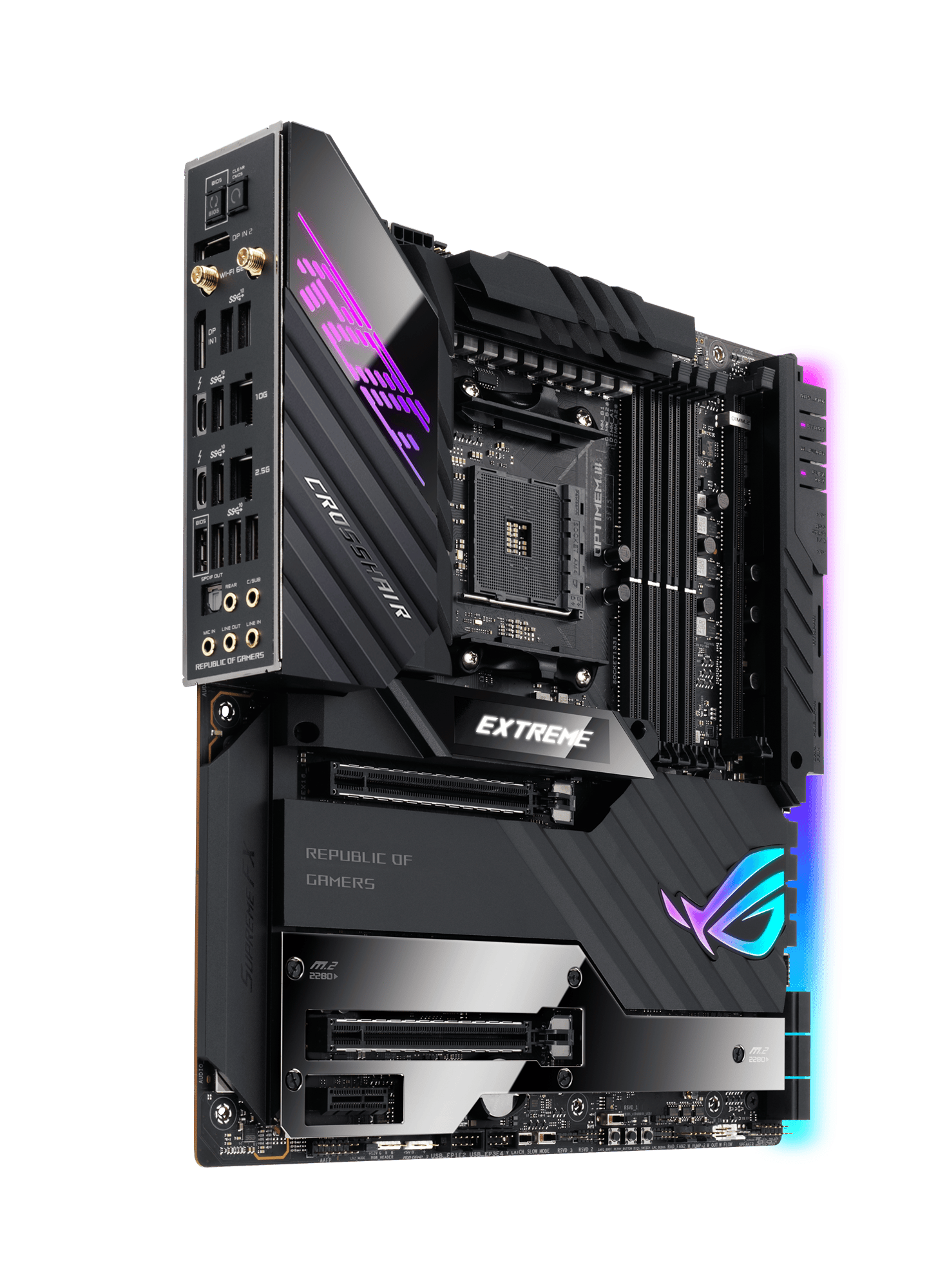 【华硕ROG CROSSHAIR VIII EXTREME】价格_参数_高清图片插图7 【华硕ROG CROSSHAIR VIII EXTREME】价格_参数_高清图片插图7