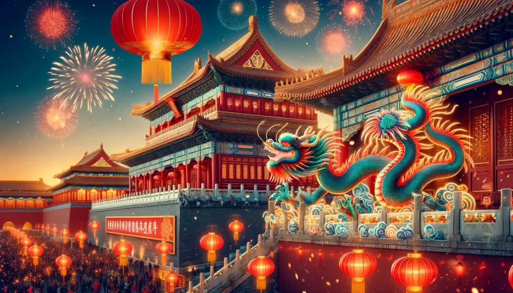 【春节专属】龙年高清壁纸图片素材免费下载插图9 龙年春节-北京故宫