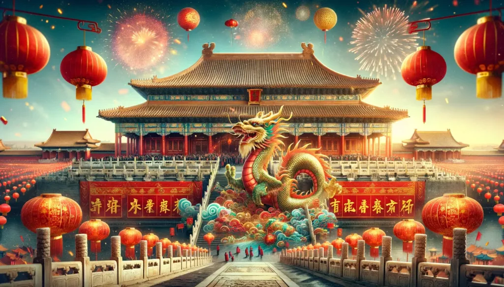 【春节专属】龙年高清壁纸图片素材免费下载插图8 龙年春节-北京故宫
