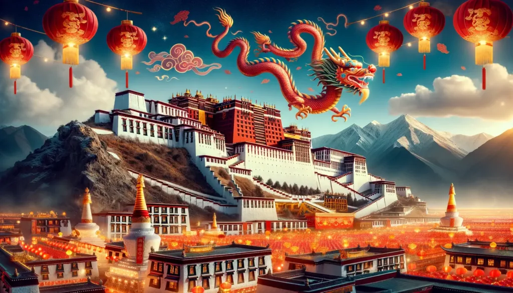 【春节专属】龙年高清壁纸图片素材免费下载插图4 龙年春节-西藏布达拉宫
