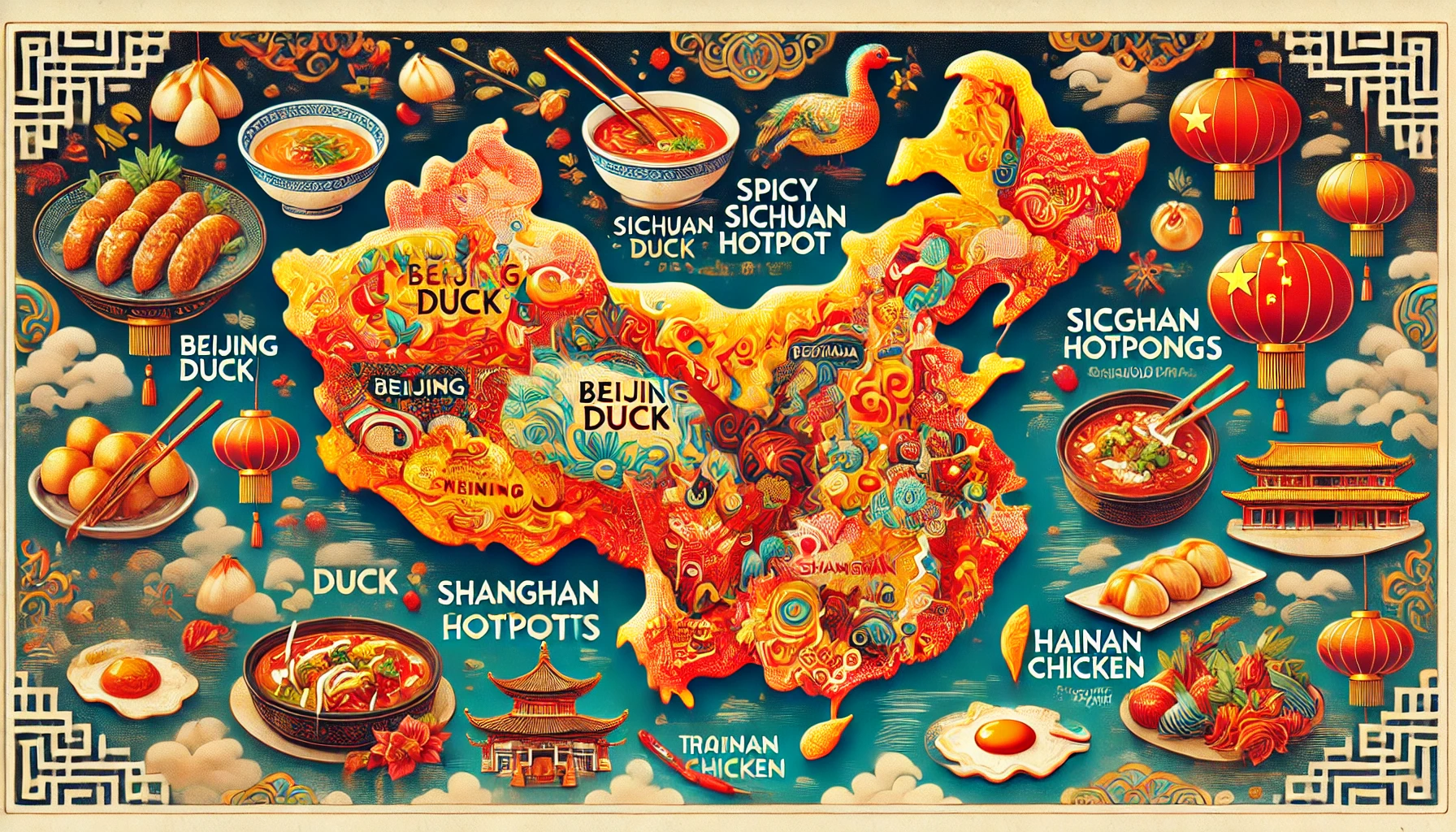 【简单版】中国美食地图:各地经典必吃美食全攻略插图 【简单版】中国美食地图:各地经典必吃美食全攻略插图