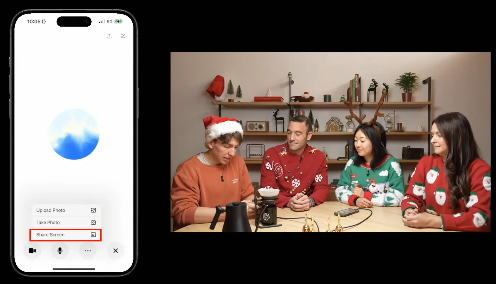 OpenAI直播第6天：ChatGPT 视频对话与屏幕共享插图2