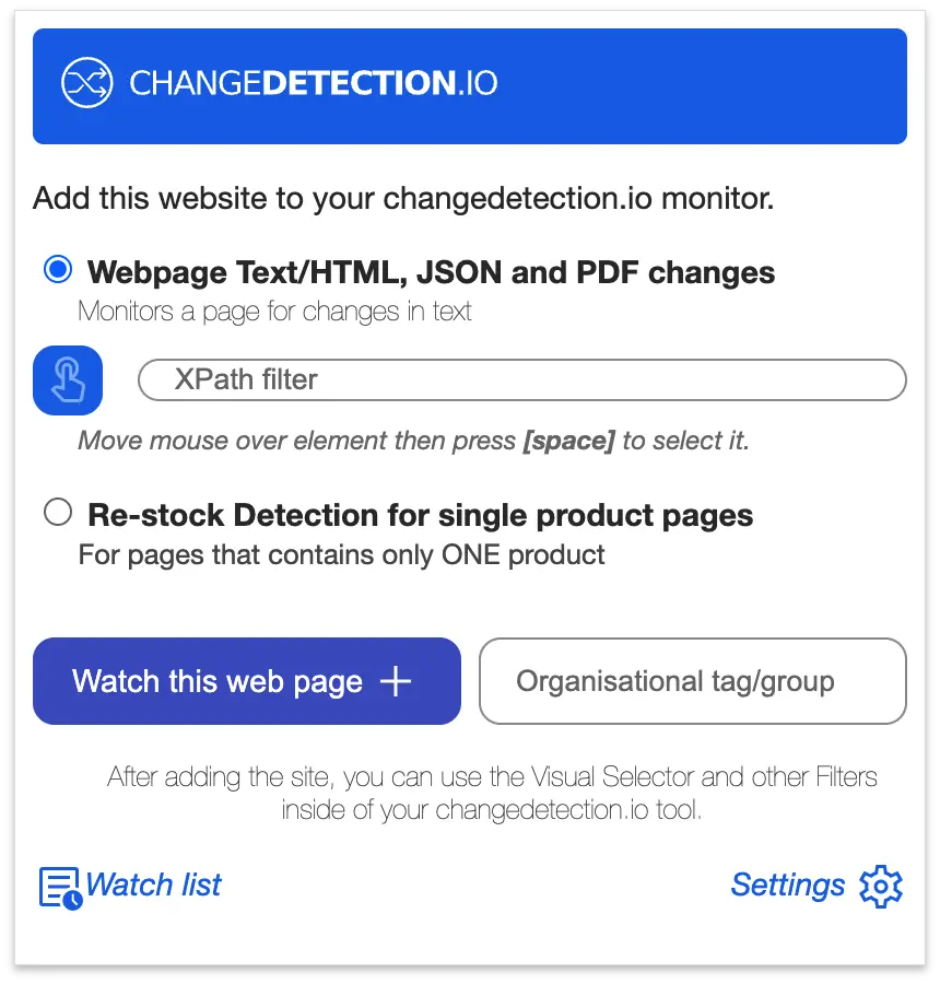 开源的 Changedetection.io 太好用了：监控网页更新，从此不再为订阅续费插图1