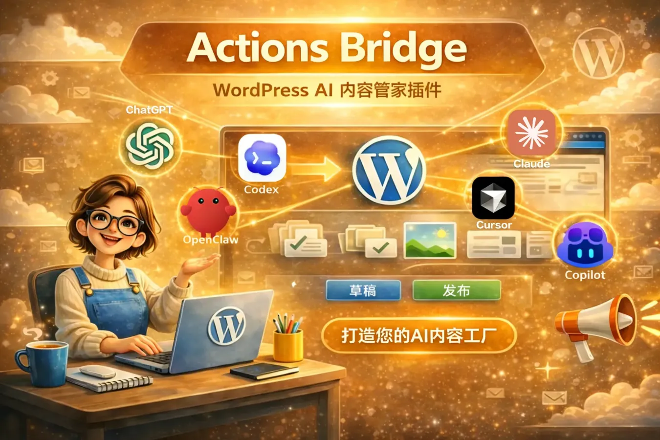 OpenClaw + Actions Bridge