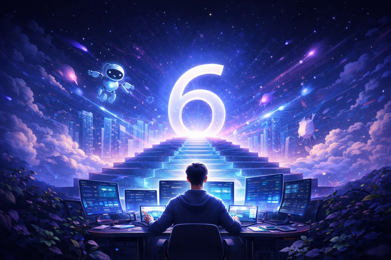 Claude Code 六重境界横版封面图