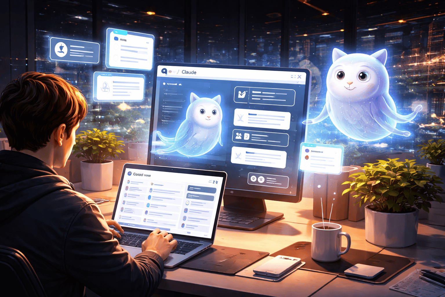 Claude Cowork 是什么?看完这篇,你就知道它值不值得装插图 Claude Cowork 桌面 AI Agent 主题横版封面图