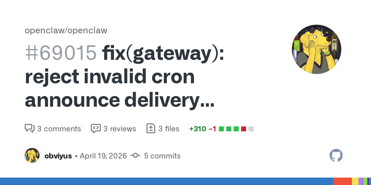 OpenClaw 24h 更新快报（2026-04-20）：Cron 调度、Browser 工具、tasks 生命周期