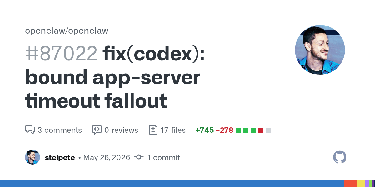 OpenClaw 24h 更新快报(2026-05-27):Codex 稳定性、iOS Talk 语音、渠道回调修复插图 OpenClaw 24h 更新快报(2026-05-27):Codex 稳定性、iOS Talk 语音、渠道回调修复