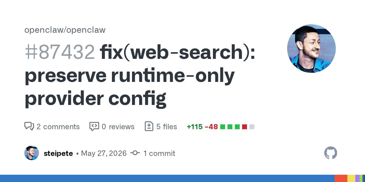 OpenClaw 24h 更新快报(2026-05-28):Codex 内存路由、会话锁重构、网关安全加固插图 OpenClaw 24h 更新快报(2026-05-28):Codex 内存路由、会话锁重构、网关安全加固