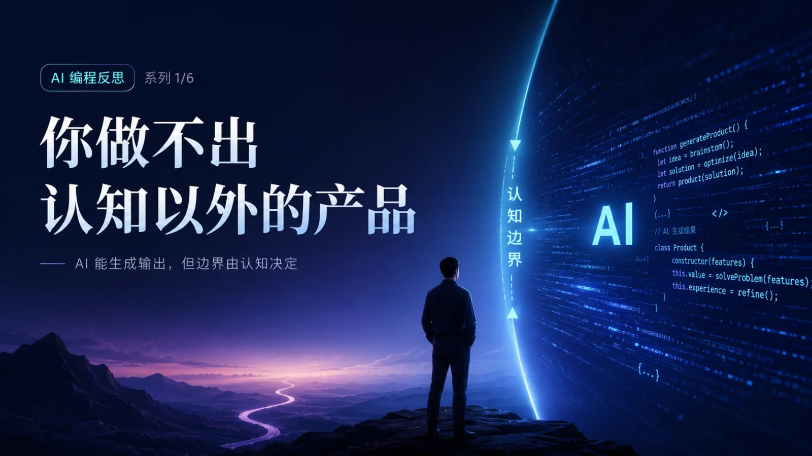 我用 AI 编程几个月后，才明白：你做不出认知以外的产品 封面图