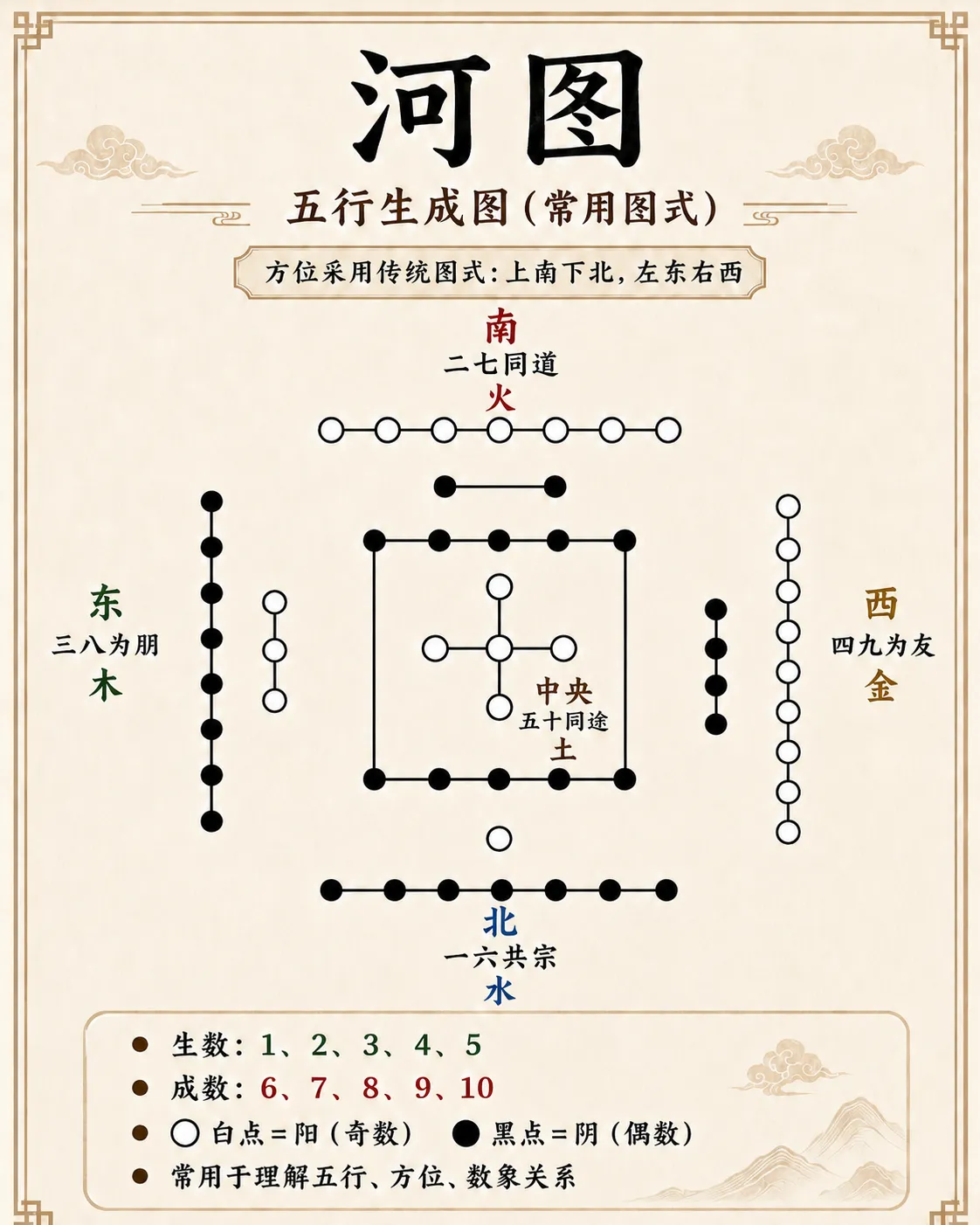 河图洛书——古人的“操作系统”？3分钟带你读懂中华玄学的底层浪漫插图1
