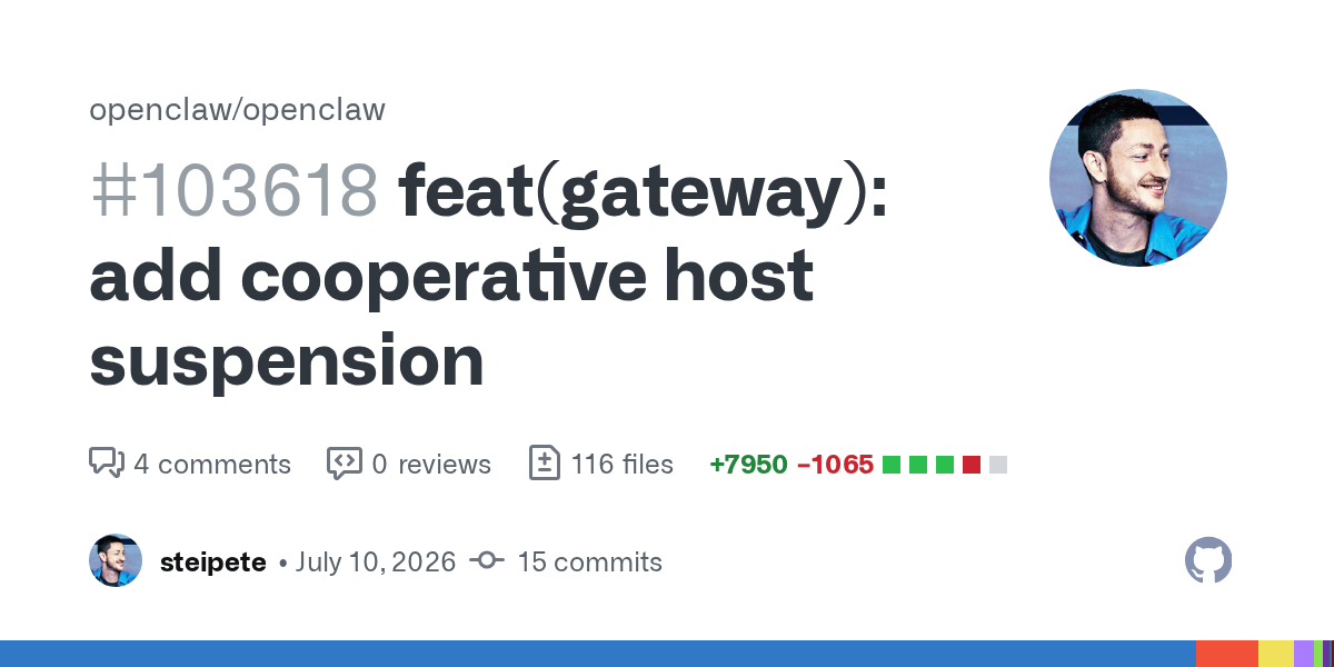 OpenClaw 24h 更新快报(2026-07-11):协作挂起、ClawHub 安全发布、exec 审批加固插图 OpenClaw 24h 更新快报(2026-07-11):协作挂起、ClawHub 安全发布、exec 审批加固