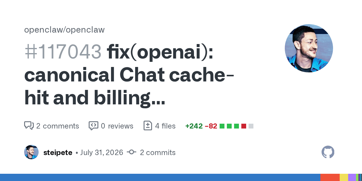 OpenClaw 24h 更新快报（2026-08-01）：OpenAI 计费、Google/Vertex 流处理、MSTEams 私有适配