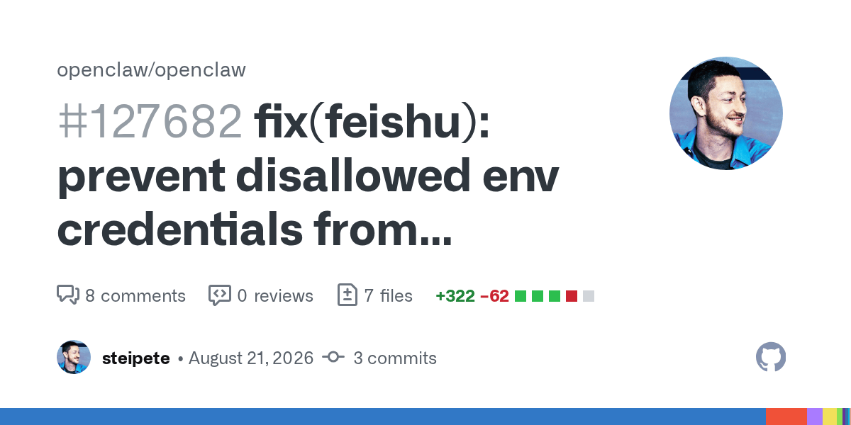 OpenClaw 24h 更新快报（2026-08-24）：Agent 错误恢复、飞书凭证安全、附件投递与节点容量