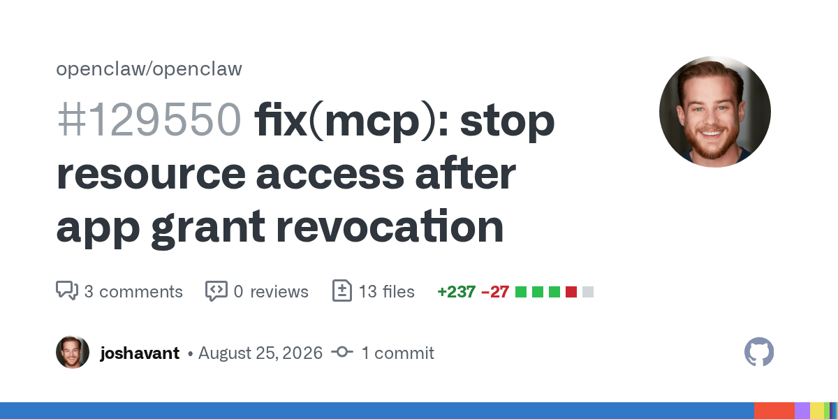 OpenClaw 24h 更新快报(2026-08-26):MCP 权限回收、会话切换优化、SQLite 查询加速插图 OpenClaw 24h 更新快报(2026-08-26):MCP 权限回收、会话切换优化、SQLite 查询加速