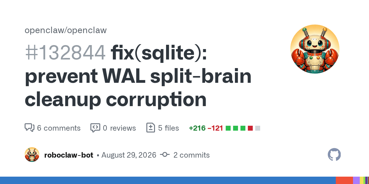 OpenClaw 24h 更新快报(2026-08-30):WAL 损坏修复、Worker 跨域消息、Code Mode 截断修正插图 OpenClaw 24h 更新快报(2026-08-30):WAL 损坏修复、Worker 跨域消息、Code Mode 截断修正