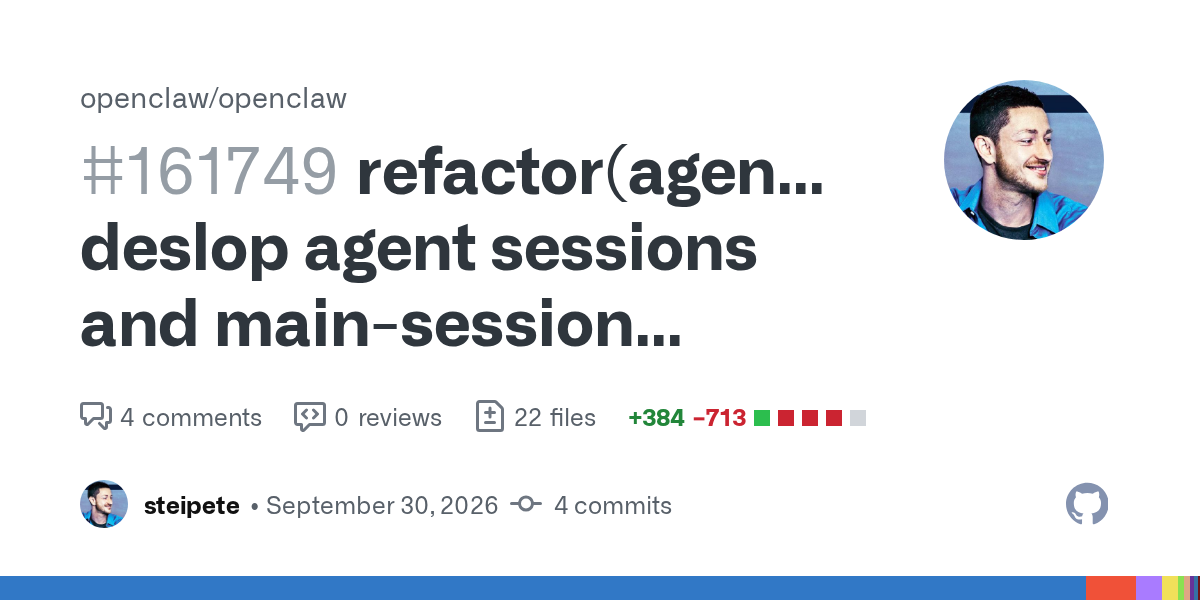OpenClaw 24h 更新快报(2026-09-30):Agent 会话、Subagent 结果传递、Cron 归属修复插图 OpenClaw 24h 更新快报(2026-09-30):Agent 会话、Subagent 结果传递、Cron 归属修复