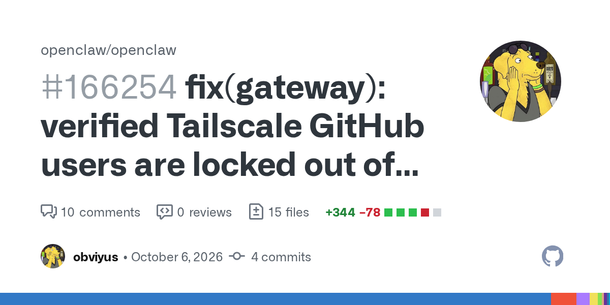 OpenClaw 24h 更新快报(2026-10-07):Tailscale GitHub 认证、推理模型工具调用、控制台终端停靠插图 OpenClaw 24h 更新快报(2026-10-07):Tailscale GitHub 认证、推理模型工具调用、控制台终端停靠