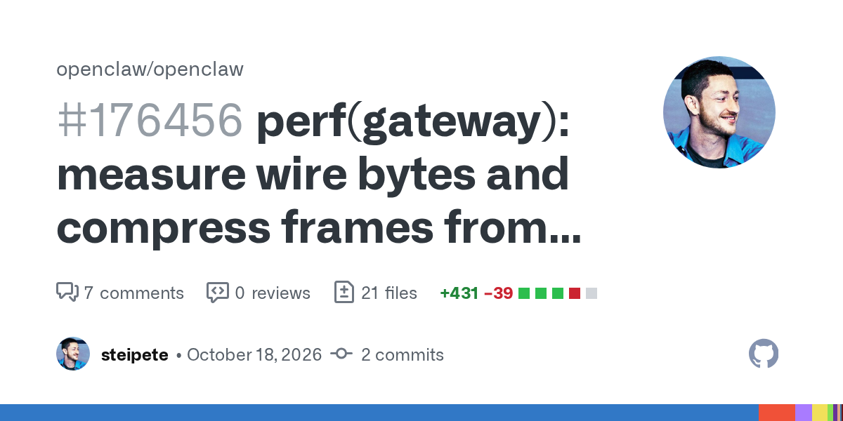 OpenClaw 24h 更新快报(2026-10-19):Gateway 压缩、跨平台修复、UI 生命周期重构插图 OpenClaw 24h 更新快报(2026-10-19):Gateway 压缩、跨平台修复、UI 生命周期重构