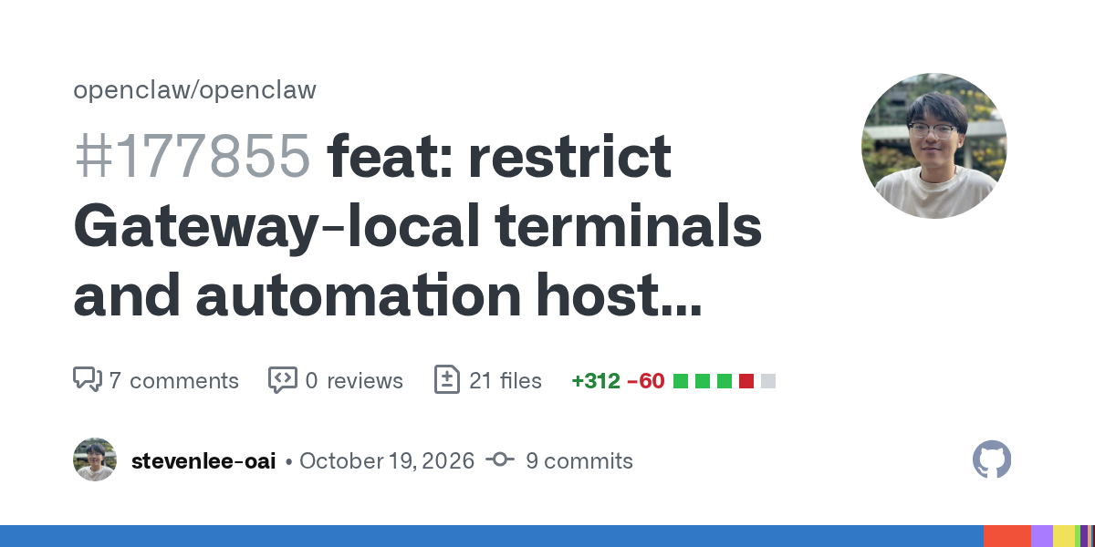 OpenClaw 24h 更新快报(2026-10-23):Cron 调度边界、插件子代理、Gateway 加固插图 OpenClaw 24h 更新快报(2026-10-23):Cron 调度边界、插件子代理、Gateway 加固